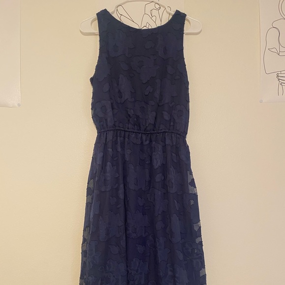 a new day Dresses & Skirts - Navy Lace Floral Dress